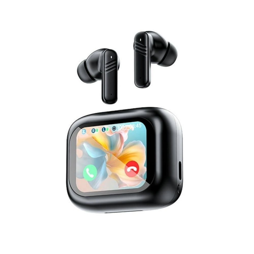 Black Digital Display Wireless Headset - Picture 4 of 9